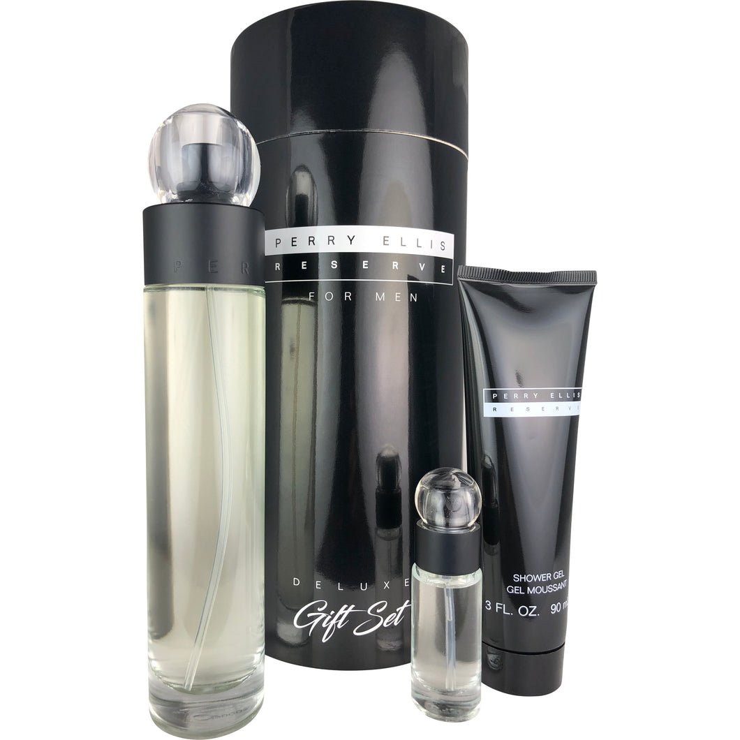 Set Reserve For Men 3pc. Edt 3.4oz Spray