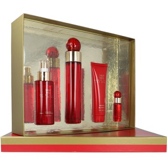Set 360 Red For Women 4pc. Edp 3.4oz Spray