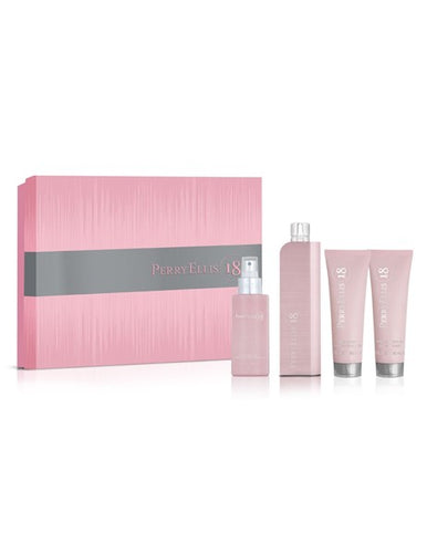 Set Perry 18 For Women 4pc. Edp 3.4oz Spray