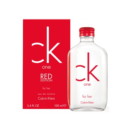 Ck One Red Edition For Her Edt 3.4oz Spray