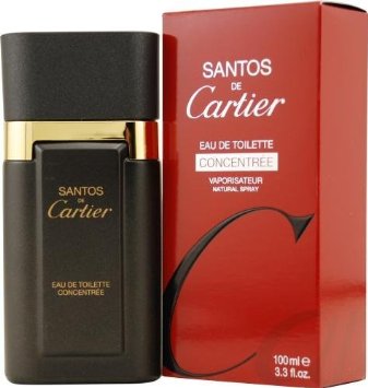 Santos De Cartier Men Concentrate Edt 3.4oz Spray