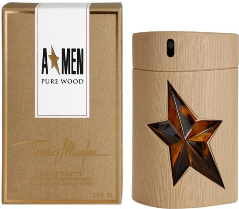 Angel Men Pure Wood Edt 3.4oz Spray