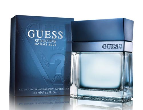 Guess Seductive Blue Men Edt 3.4oz Spray