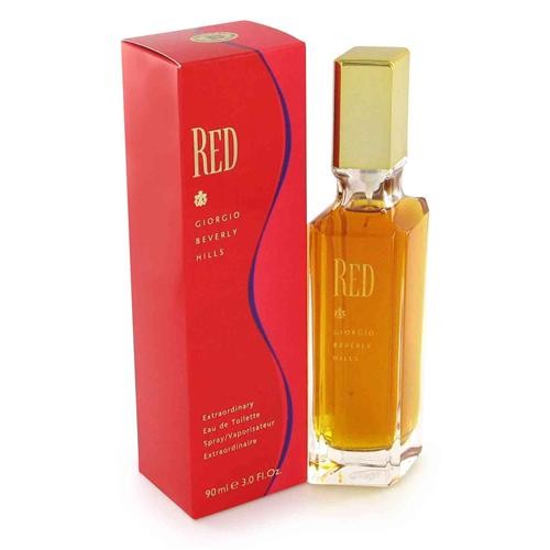 Red by Giorgio Beverly Hills For Women Edt 3oz Spray